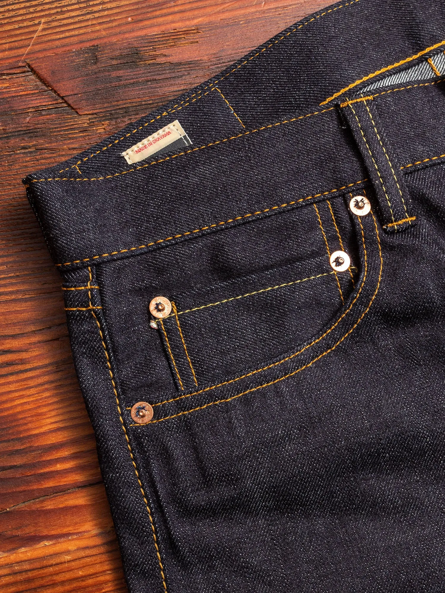 0306-12 12oz Selvedge Denim - Tight Tapered Fit