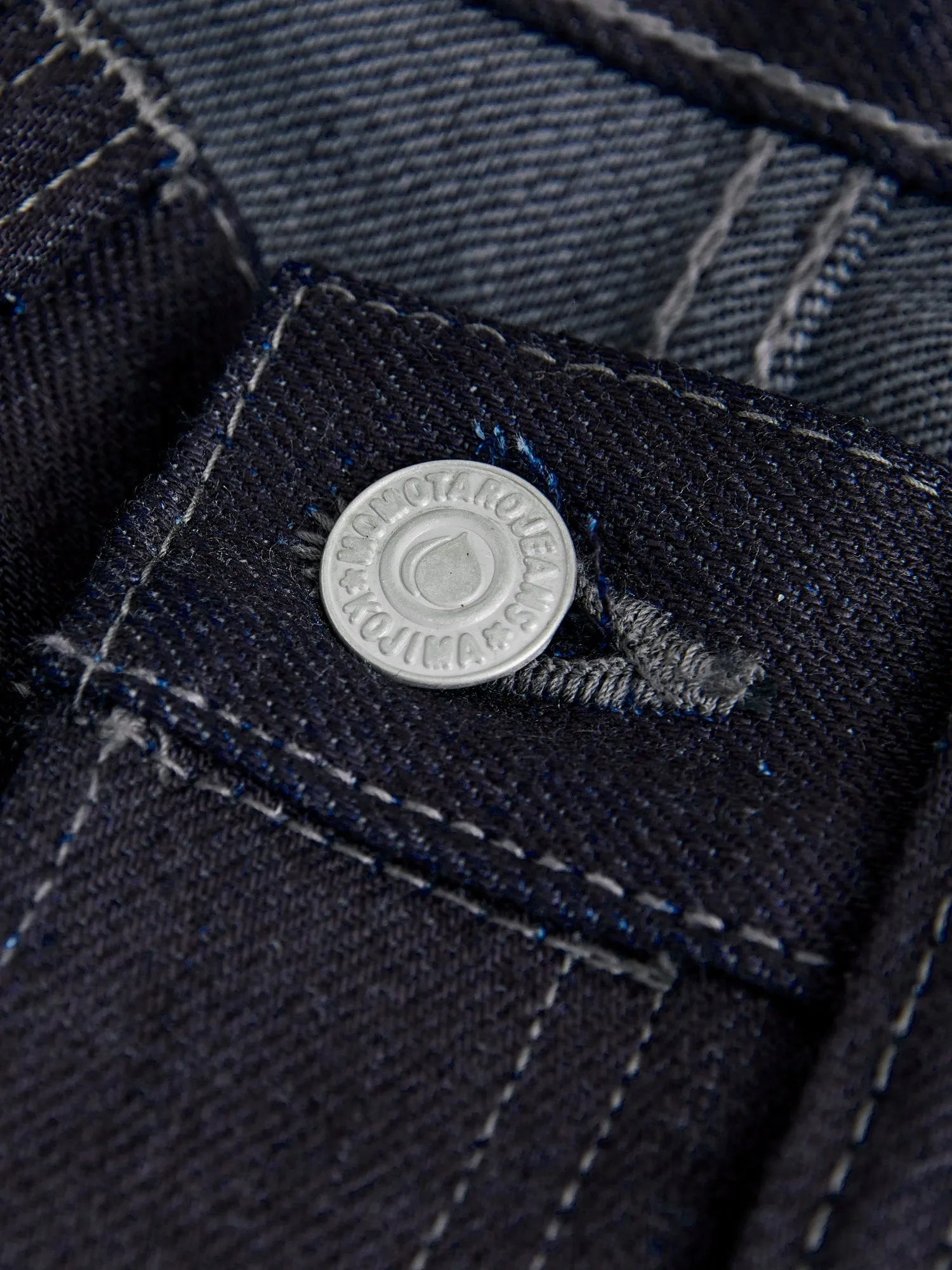 0605-52G "Indigo x Grey" 18oz Selvedge Denim - Natural Tapered Fit
