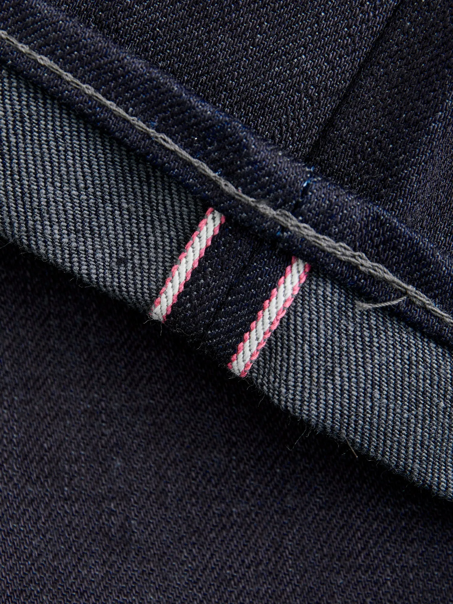 0605-52G "Indigo x Grey" 18oz Selvedge Denim - Natural Tapered Fit