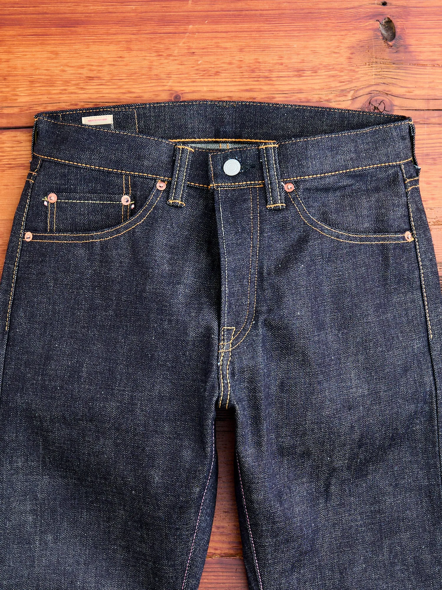 0605-V 15.7oz Selvedge Denim - Natural Tapered Fit