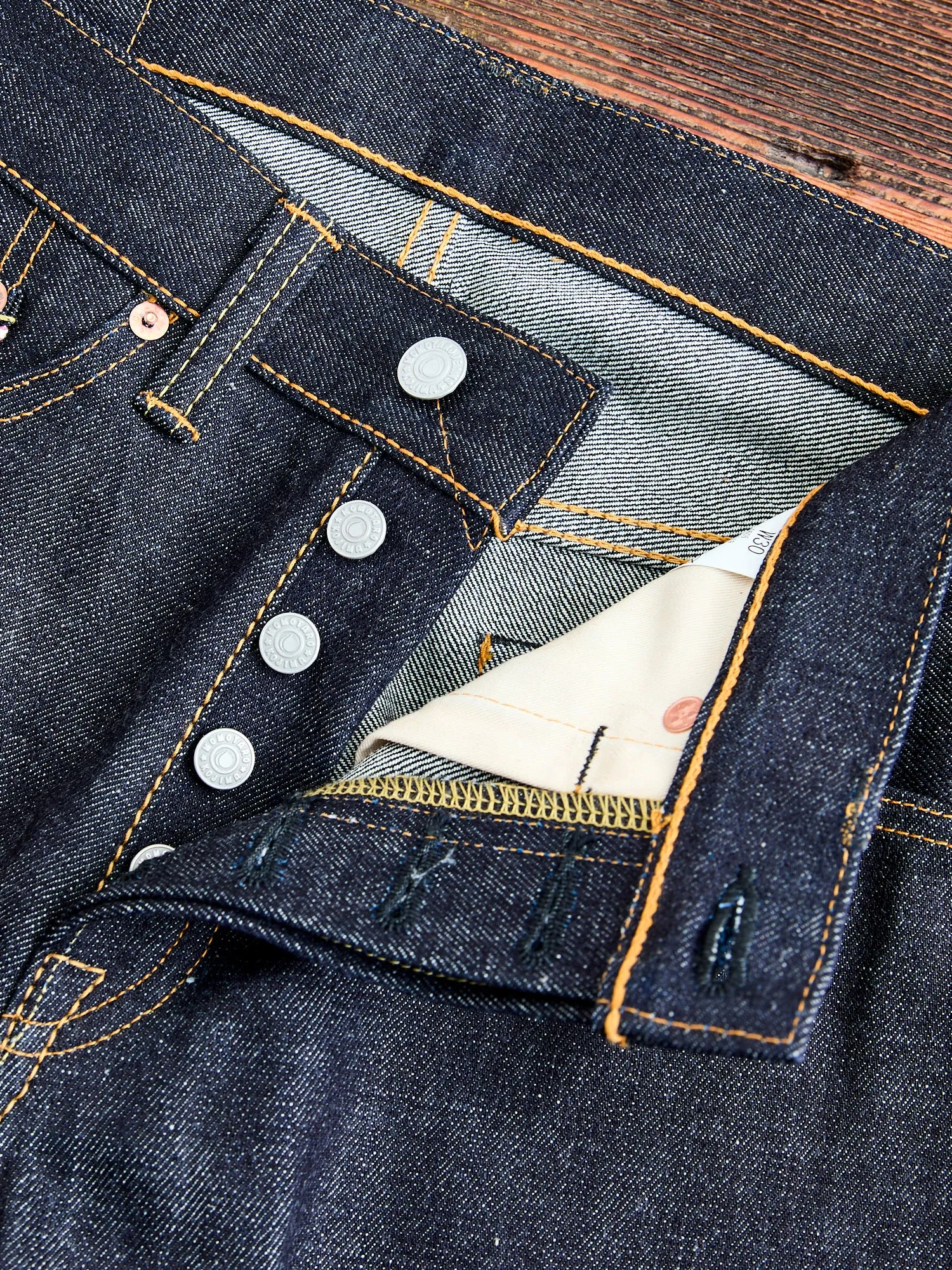 0605-V 15.7oz Selvedge Denim - Natural Tapered Fit
