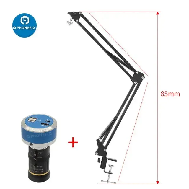 1080P 60FPS VGA Microscope Camera 8-50MM 6-60MM C-Mount Lens