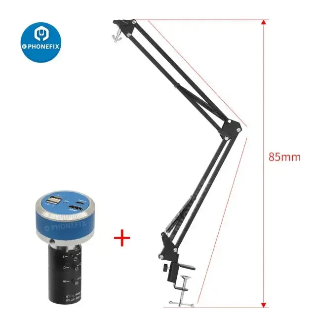 1080P 60FPS VGA Microscope Camera 8-50MM 6-60MM C-Mount Lens