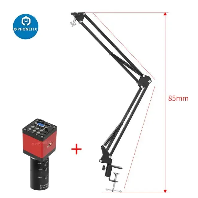 1080P 60FPS VGA Microscope Camera 8-50MM 6-60MM C-Mount Lens