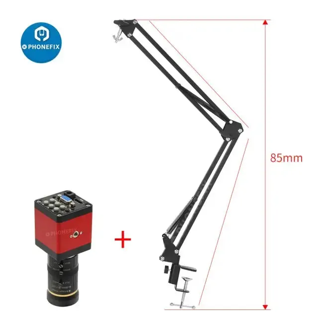 1080P 60FPS VGA Microscope Camera 8-50MM 6-60MM C-Mount Lens