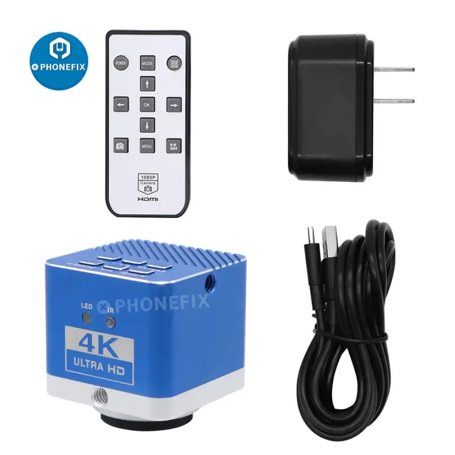 1080P 60FPS VGA Microscope Camera 8-50MM 6-60MM C-Mount Lens