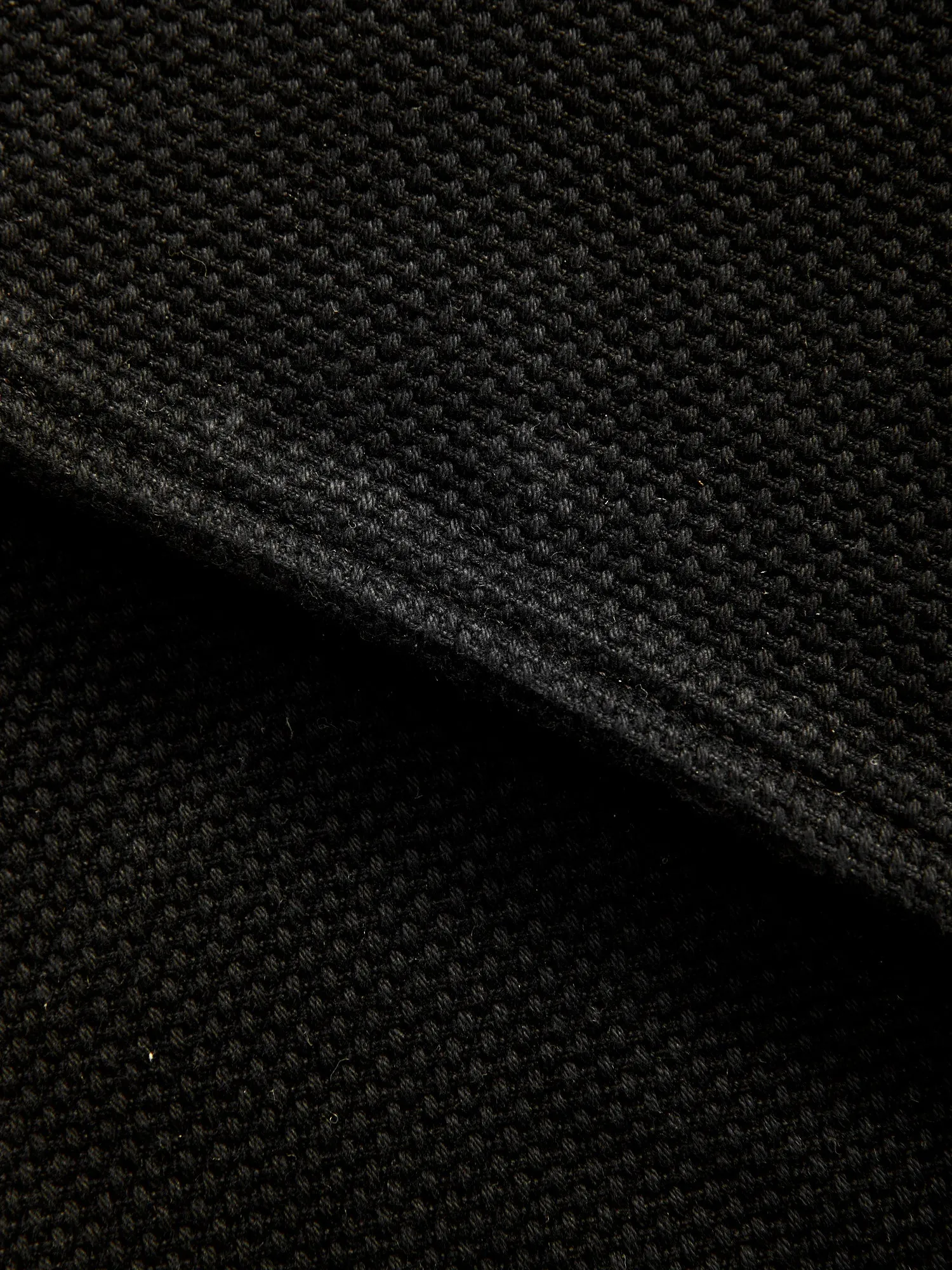 1877S "Kurozome" 14oz Deep Black Selvedge Sashiko Pants - Slim Straight Fit