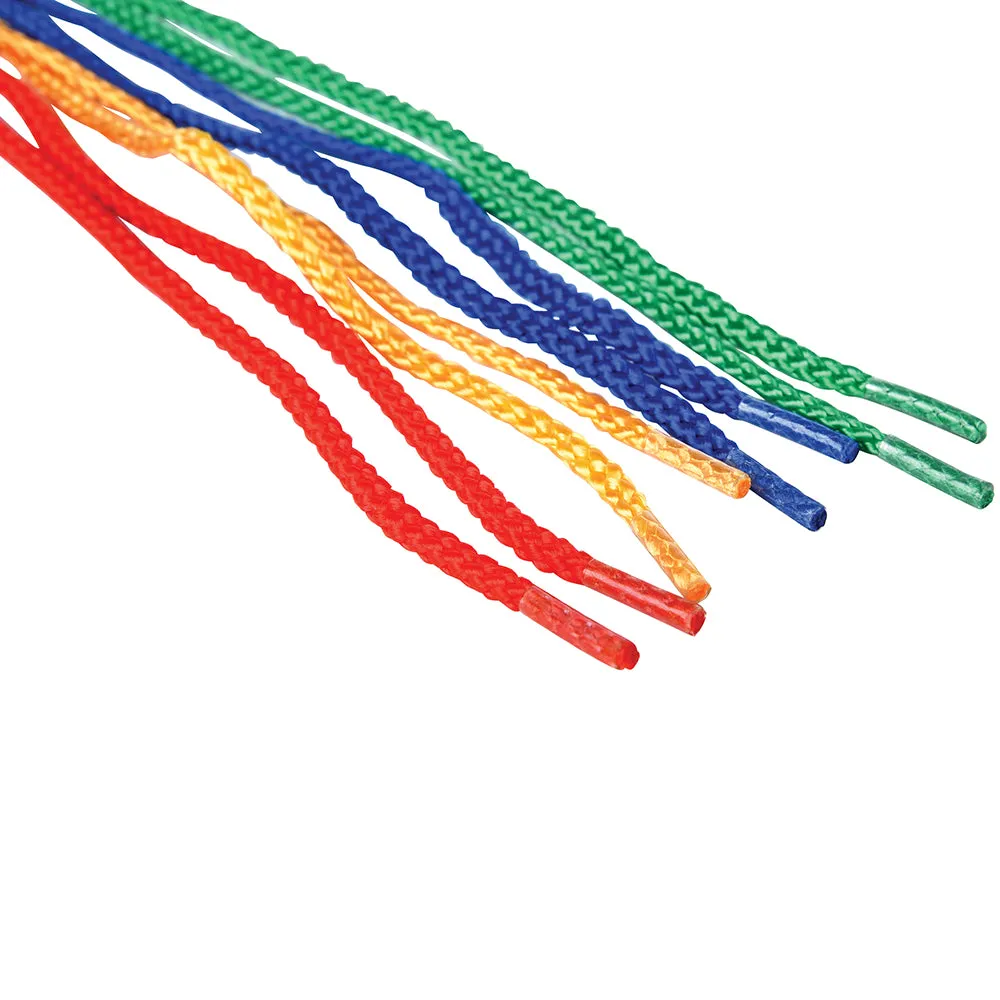 250 Jumbo Plastic Beads with 5 Tipped Lacing Cords