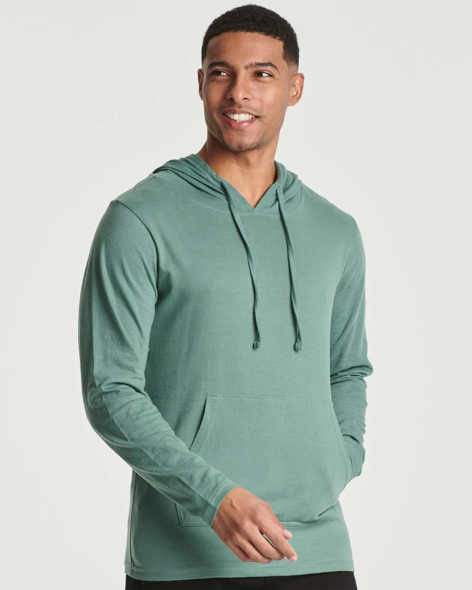 3 Pack: Mens Cotton Lightweight Pullover Hoodie