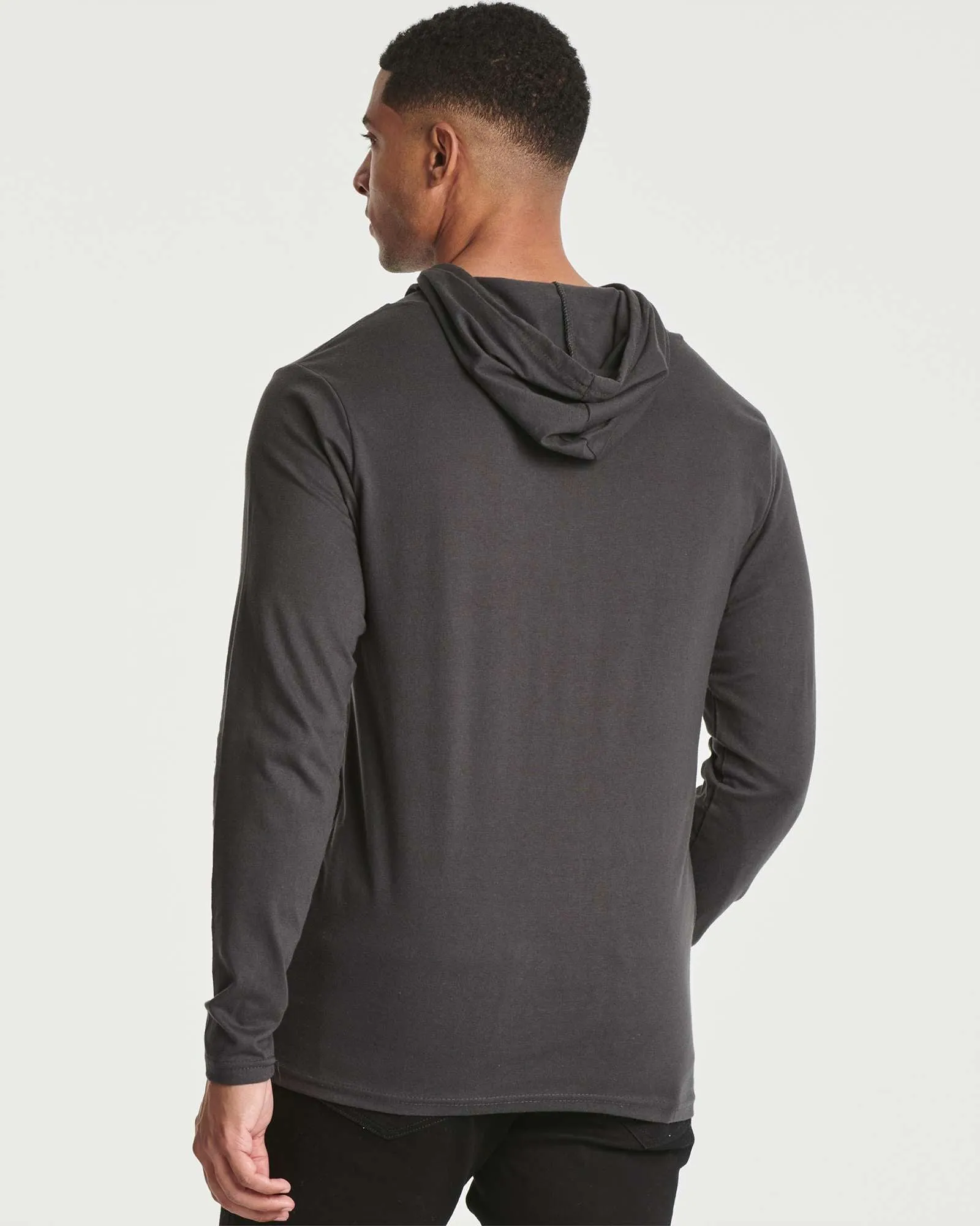 3 Pack: Mens Cotton Lightweight Pullover Hoodie