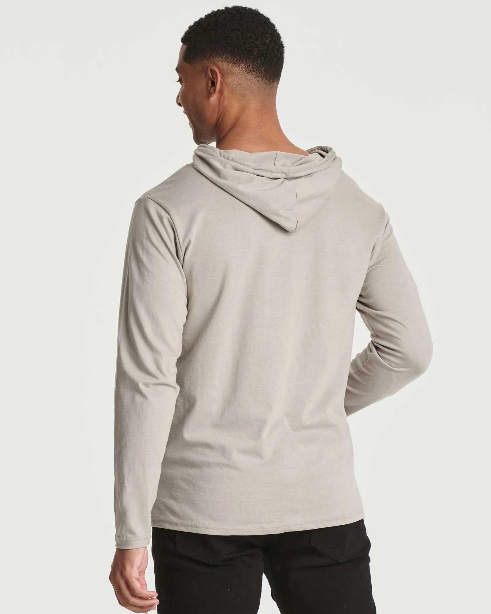 3 Pack: Mens Cotton Lightweight Pullover Hoodie