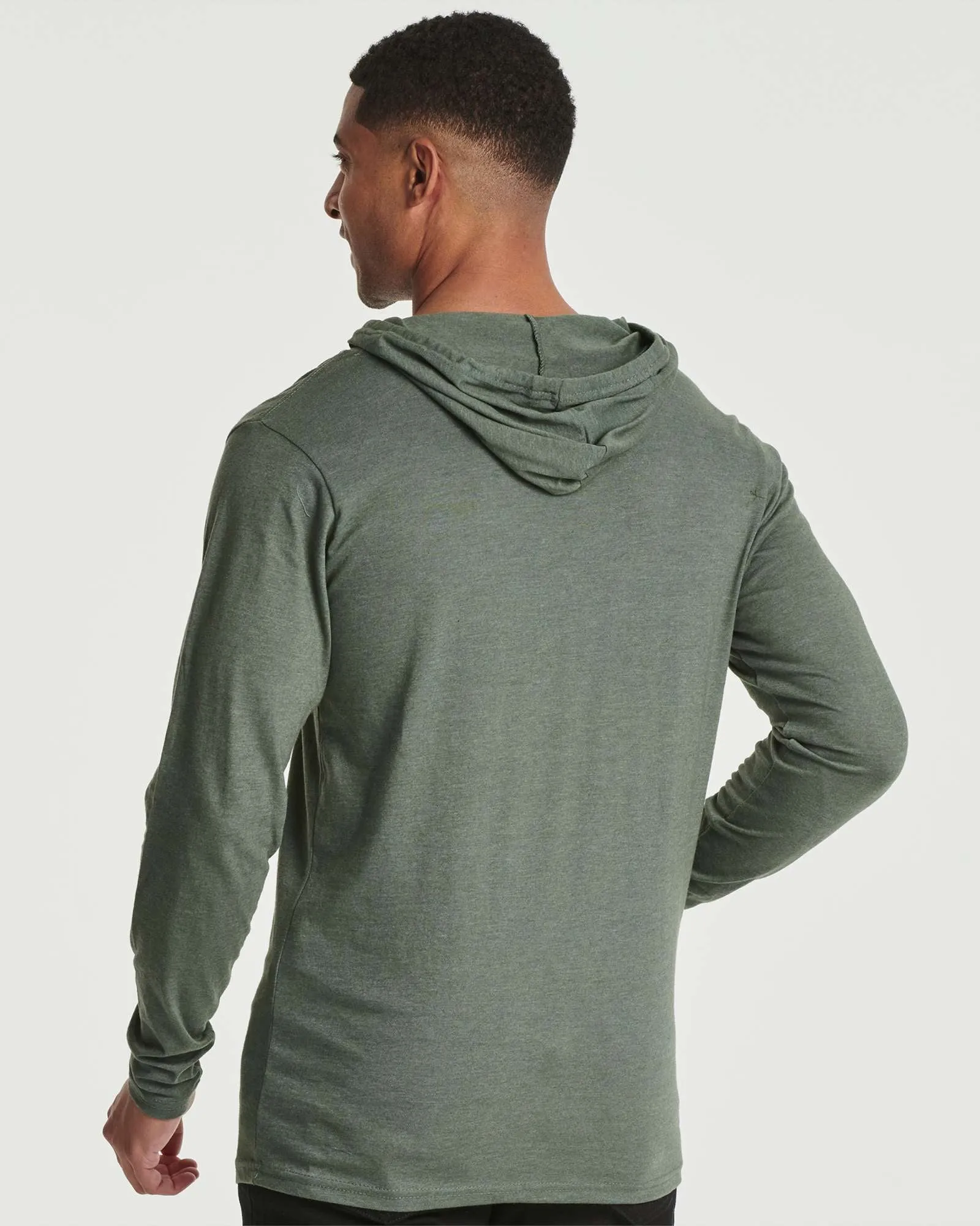 3 Pack: Mens Cotton Lightweight Pullover Hoodie