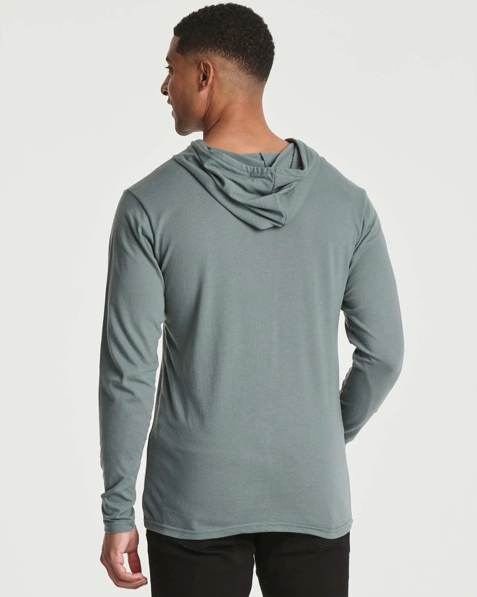 3 Pack: Mens Cotton Lightweight Pullover Hoodie
