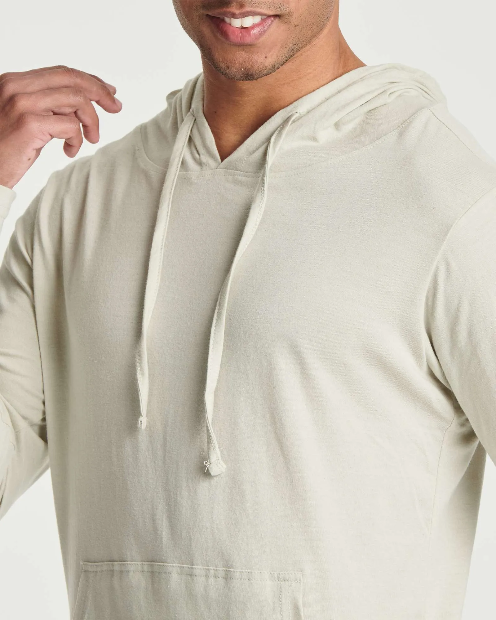3 Pack: Mens Cotton Lightweight Pullover Hoodie