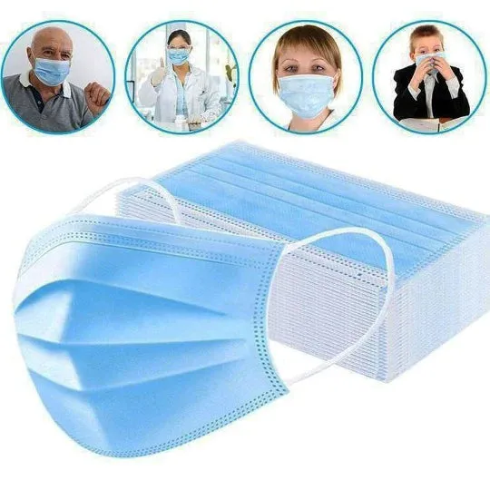 3 ply Surgical Mask Protect from Polluted Air - 200 Pcs