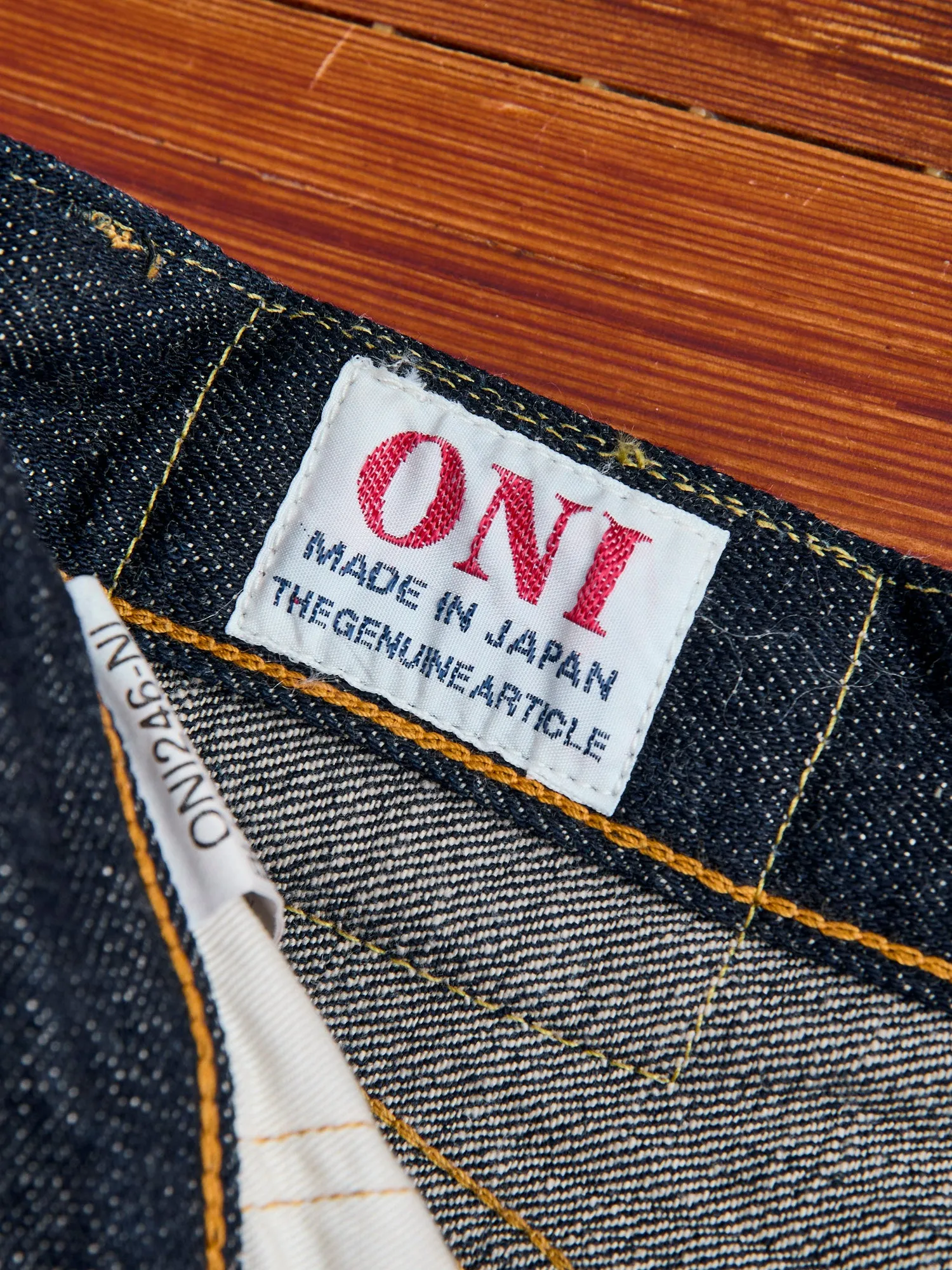 902 "Sleeping Demon" Natural Indigo 15.5oz Selvedge Denim - High Tapered Fit