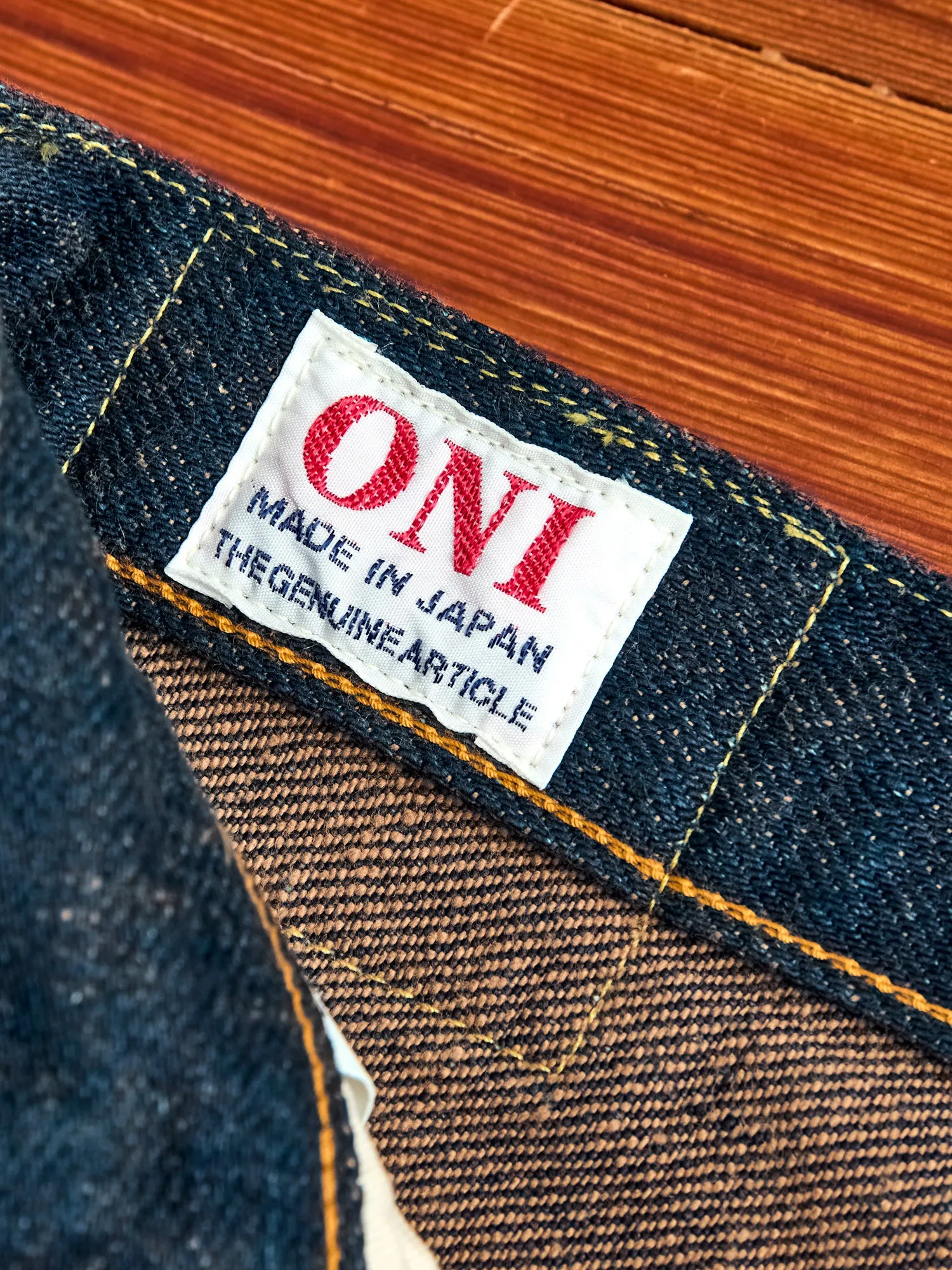 902ZR-KAKBR "Secret Kabukimimi" 20oz Selvedge Denim - High Tapered Fit