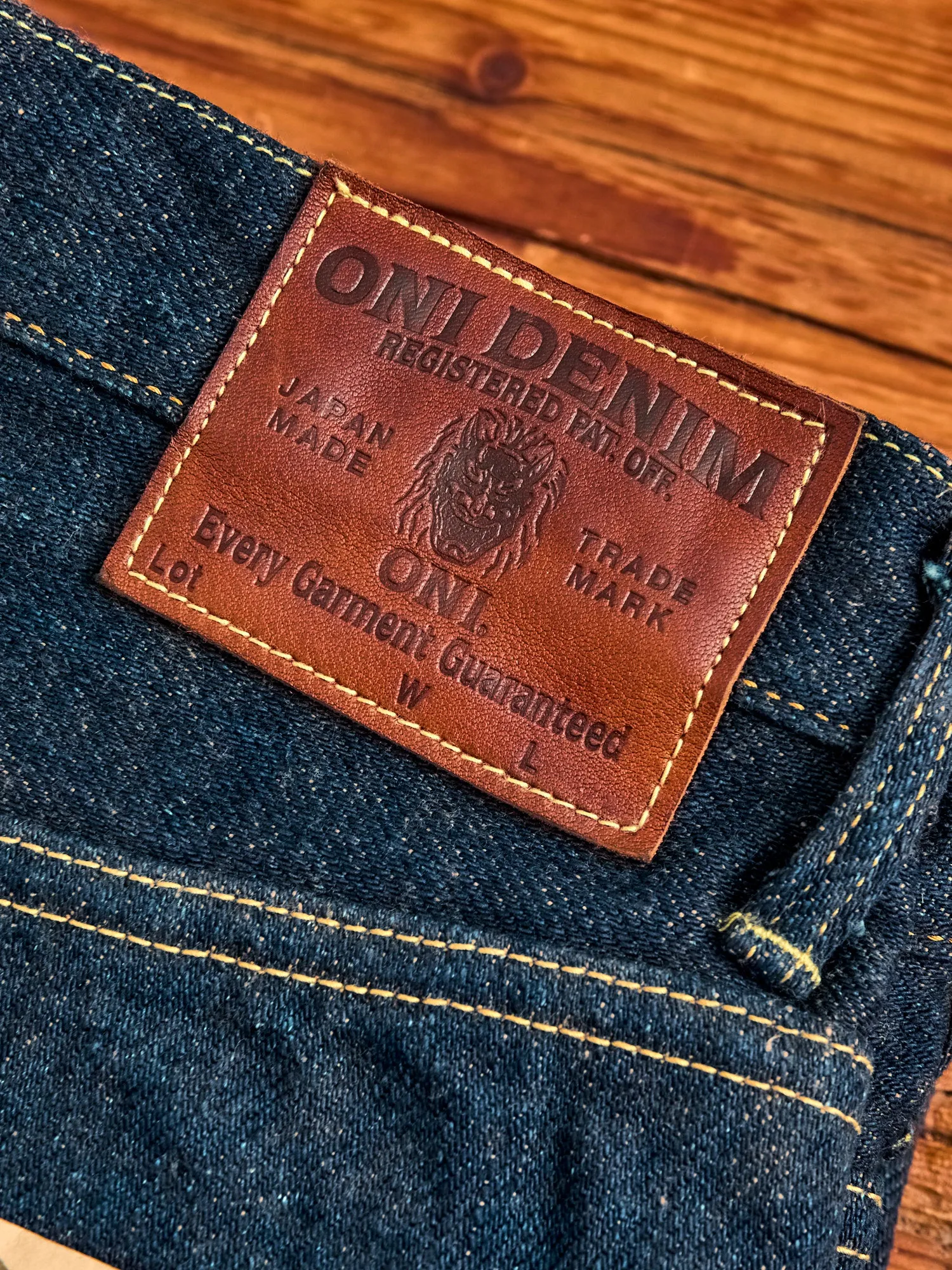 902ZR-KAKBR "Secret Kabukimimi" 20oz Selvedge Denim - High Tapered Fit