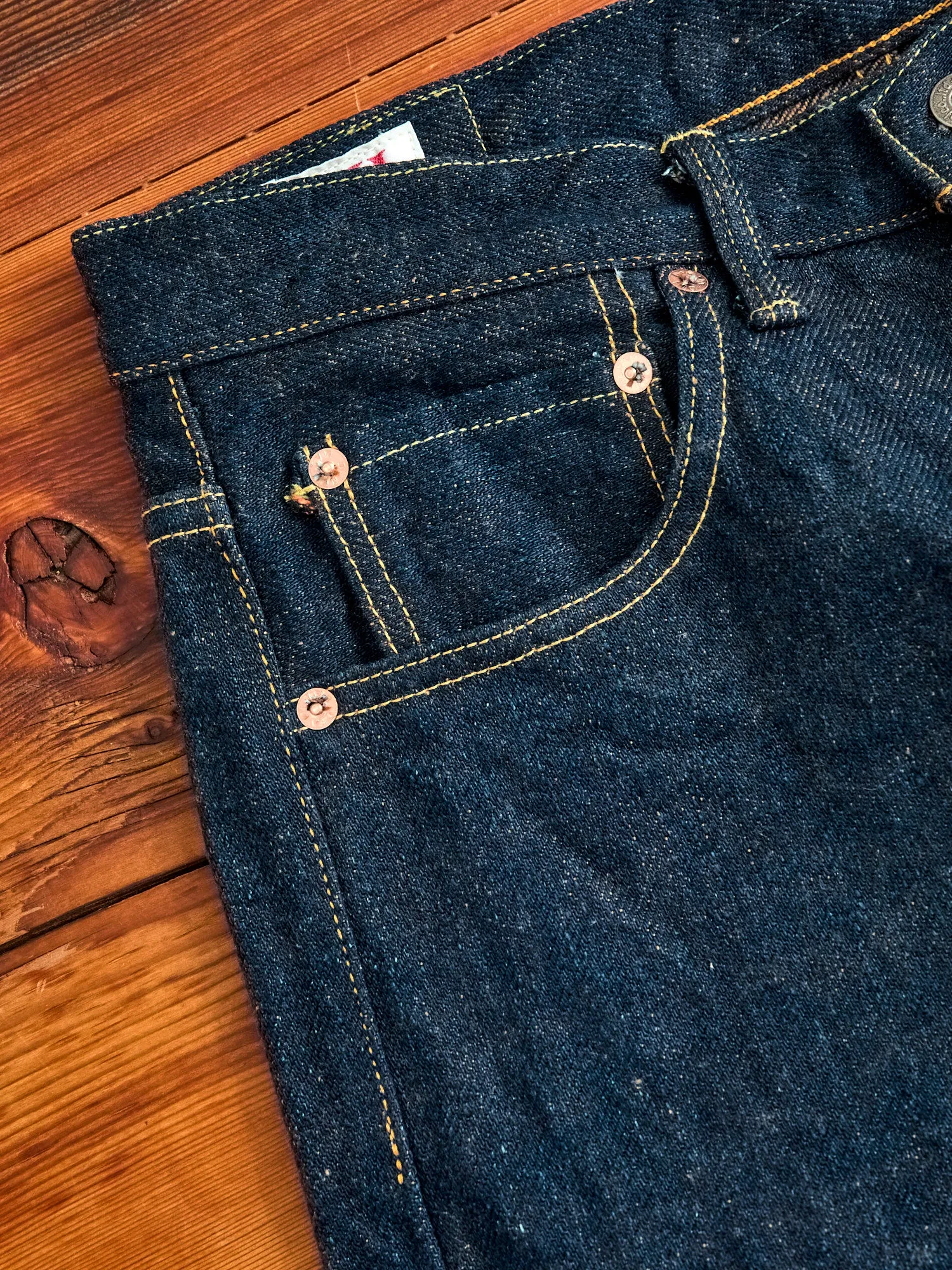 902ZR-KAKBR "Secret Kabukimimi" 20oz Selvedge Denim - High Tapered Fit