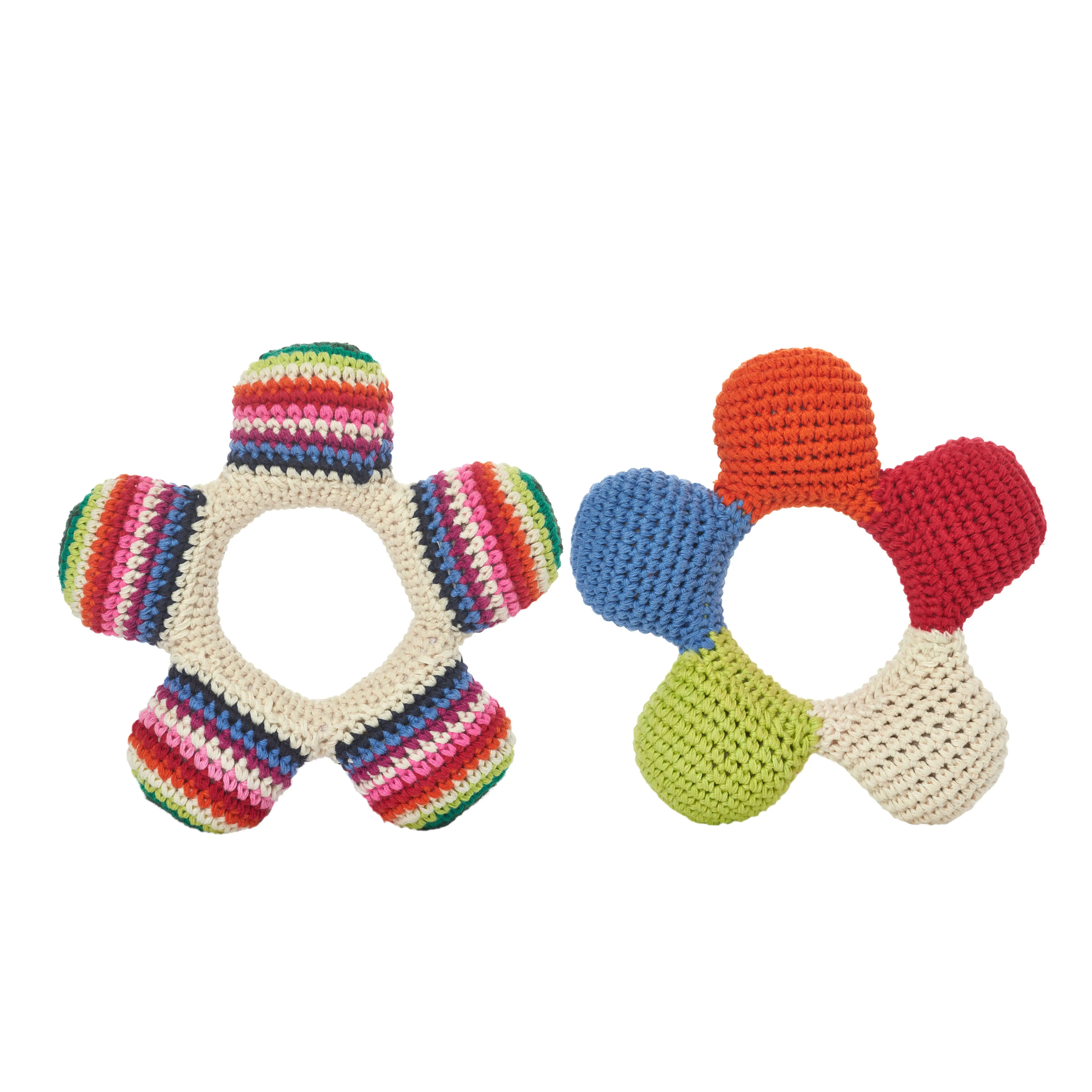 Anne-Claire Petit Flower Rattle Bell Small Mix