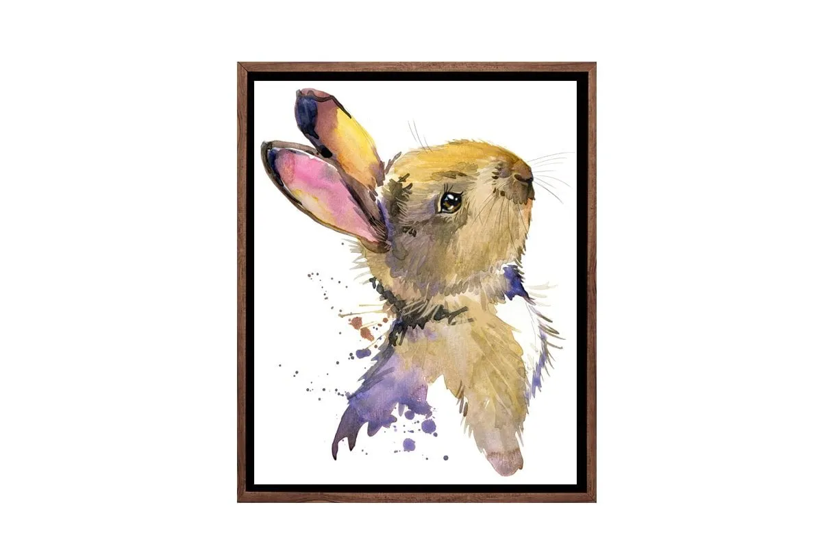 Baby Bunny | Canvas Wall Art Print