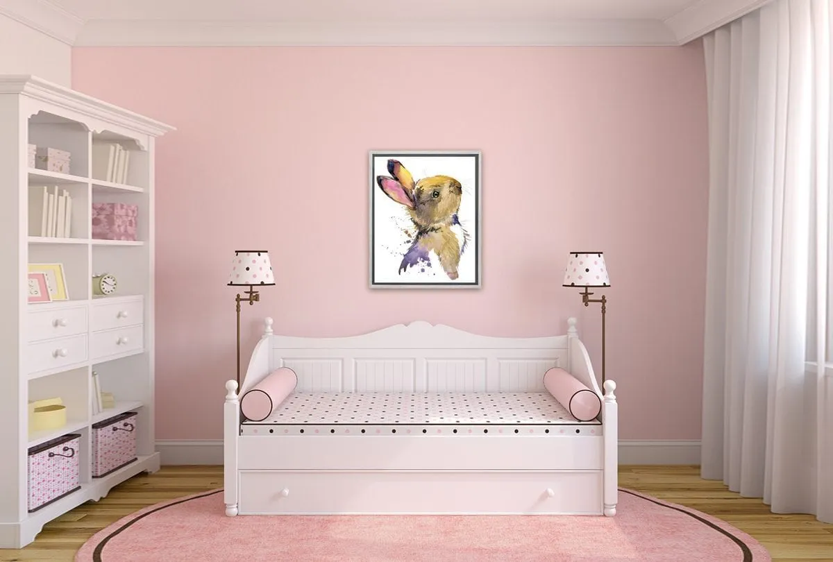 Baby Bunny | Canvas Wall Art Print