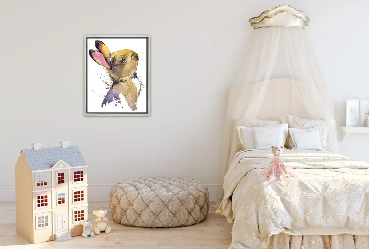 Baby Bunny | Canvas Wall Art Print