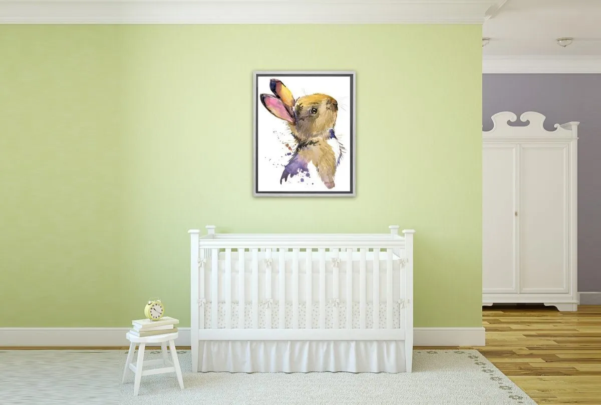 Baby Bunny | Canvas Wall Art Print