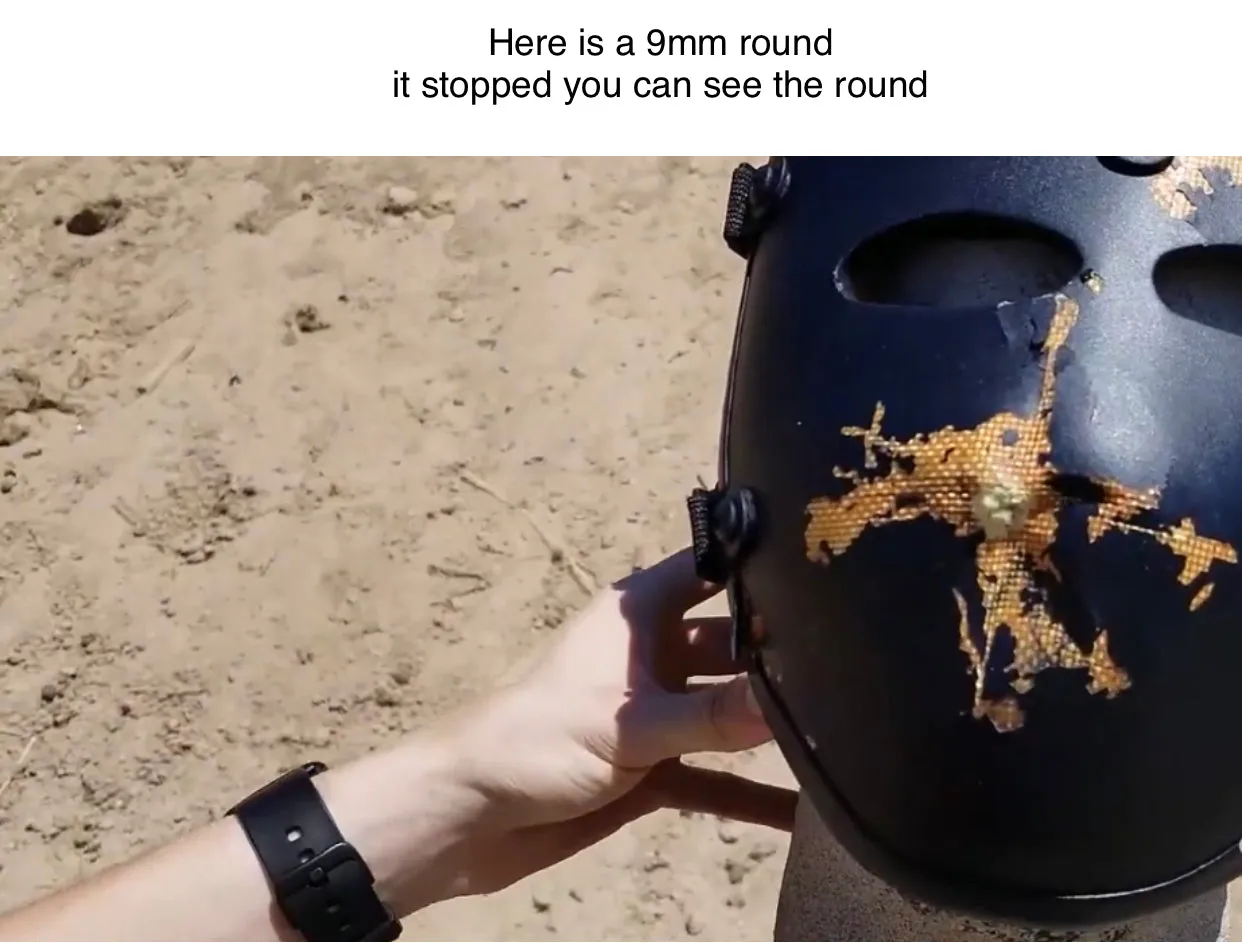 “Ballistic Rampage” Level 3A Face mask