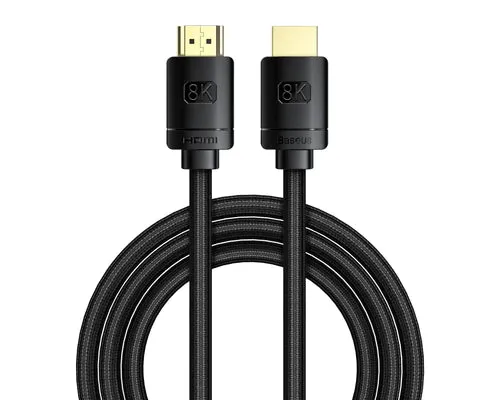 Baseus High Definition Series HDMI 8K to HDMI 8K Adapter Cable 2m Black CAKGQ-K01-1