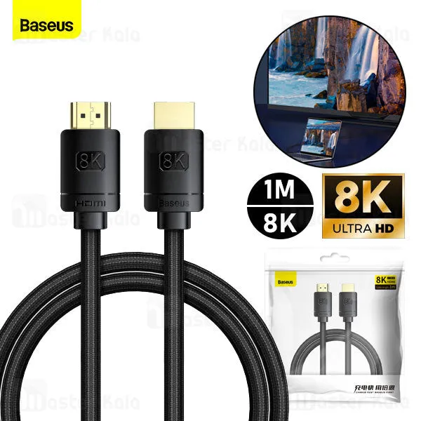 Baseus High Definition Series HDMI 8K to HDMI 8K Adapter Cable 2m Black CAKGQ-K01-1