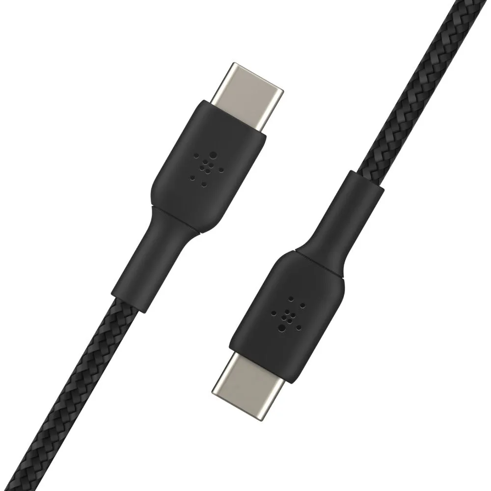 Belkin Boost Charge Braided 1 Meter USB-C to USB-C Cable - Black