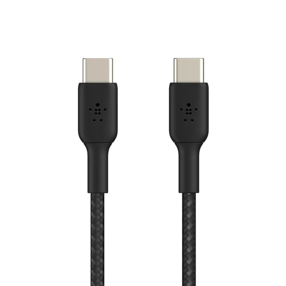 Belkin Boost Charge Braided 1 Meter USB-C to USB-C Cable - Black