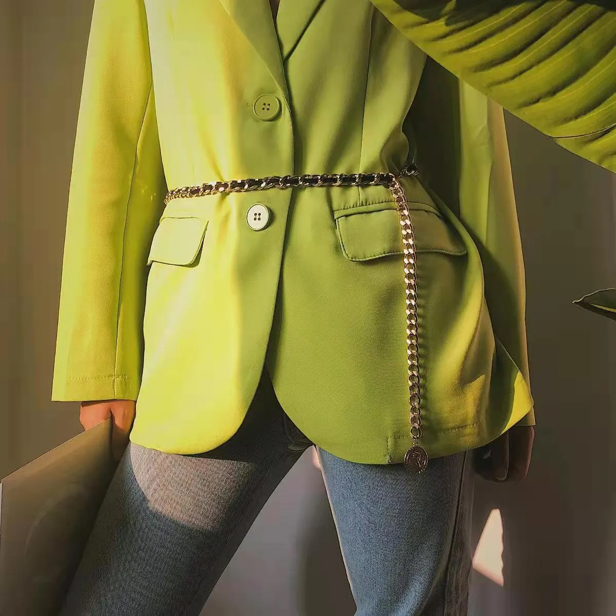 BerriesJam - 2024Retro Metal Chain Waist Belt