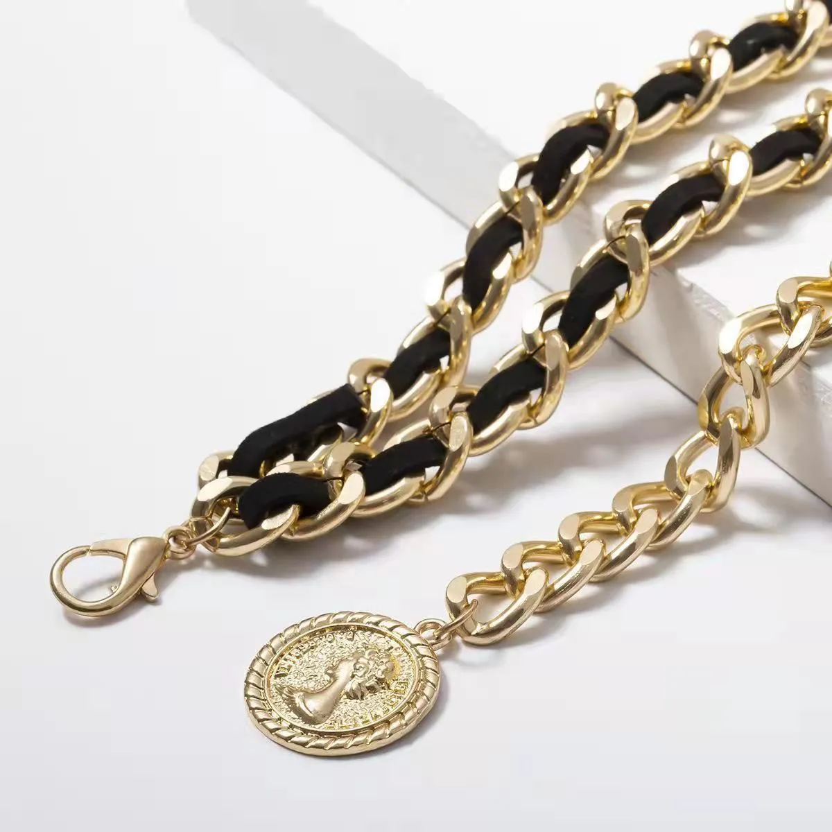 BerriesJam - 2024Retro Metal Chain Waist Belt