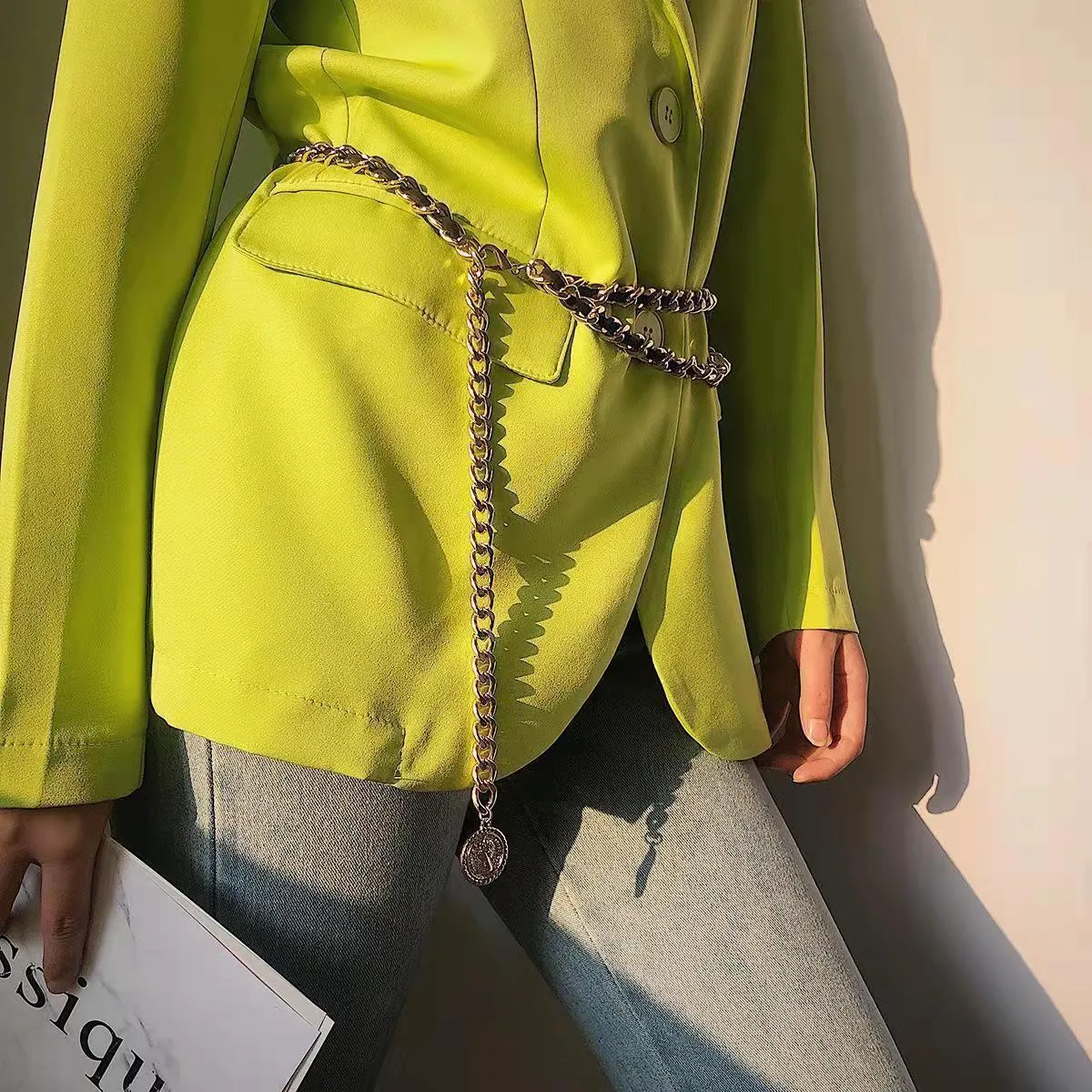 BerriesJam - 2024Retro Metal Chain Waist Belt