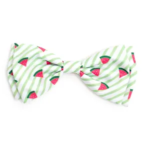 Bow Tie | Green Stripe Watermelon