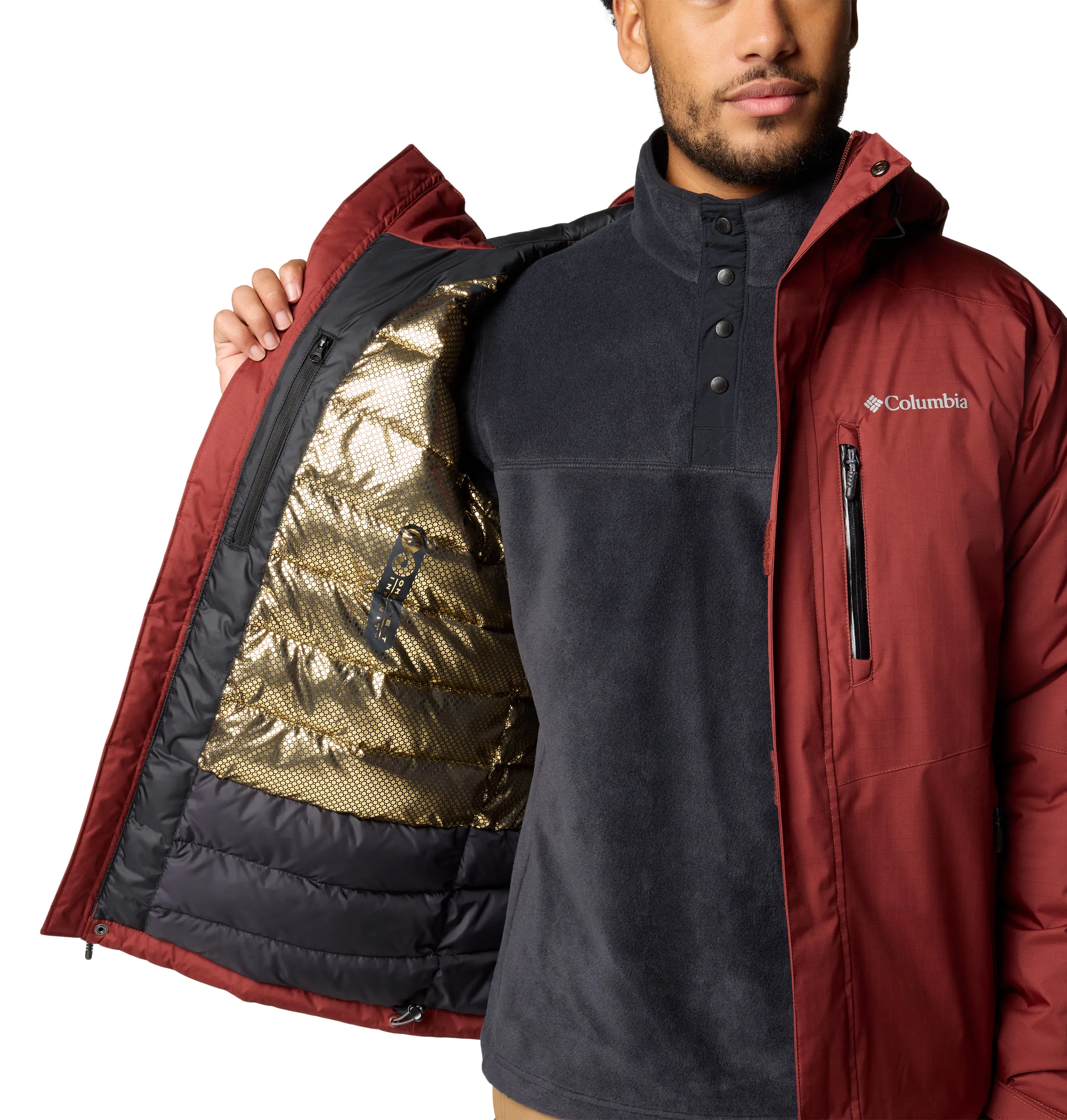 Columbia Men's Oak Harbor II Insulated Waterproof Jacket (Spice)