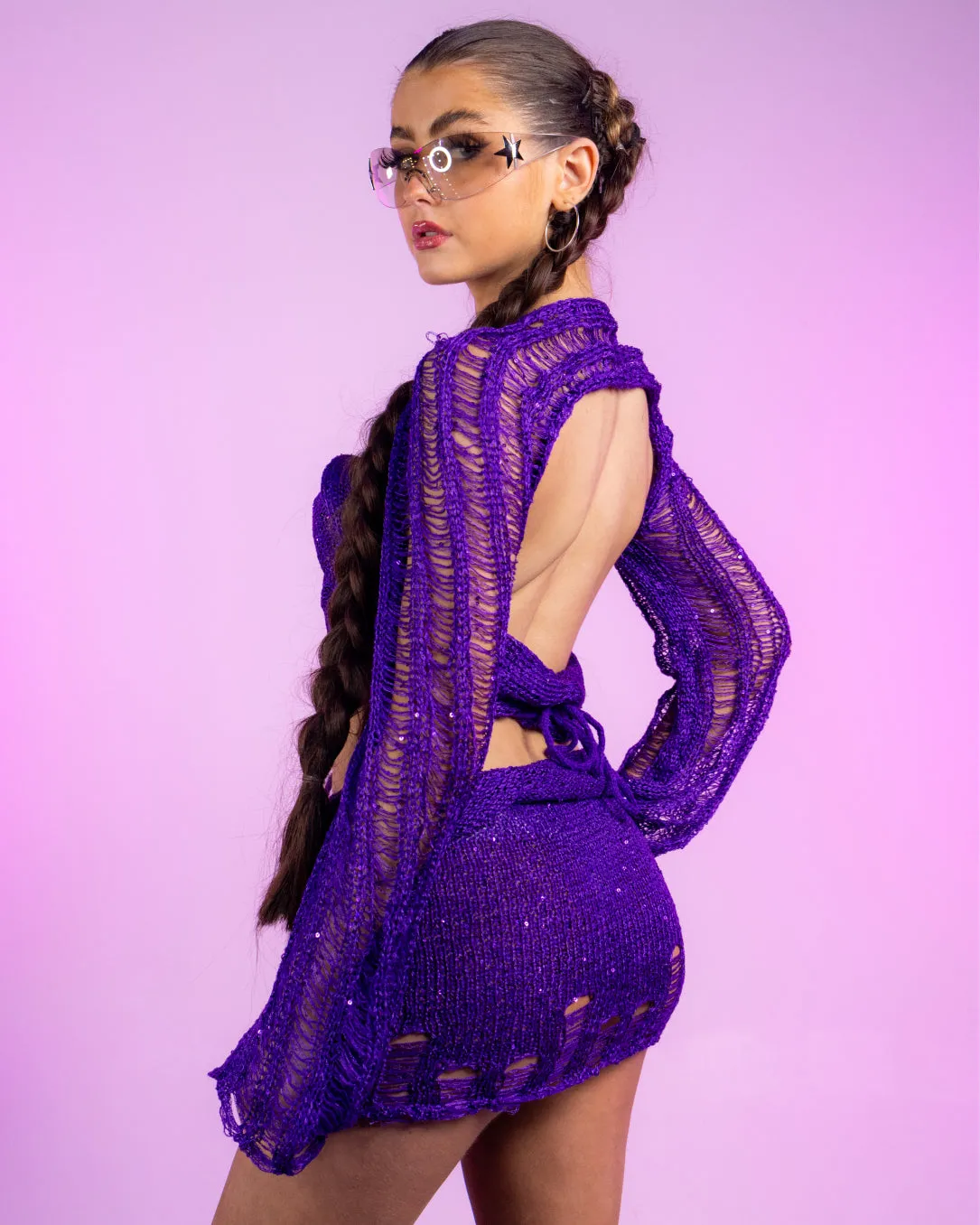 Dark Amethyst Faerie 3pc Skirt Set