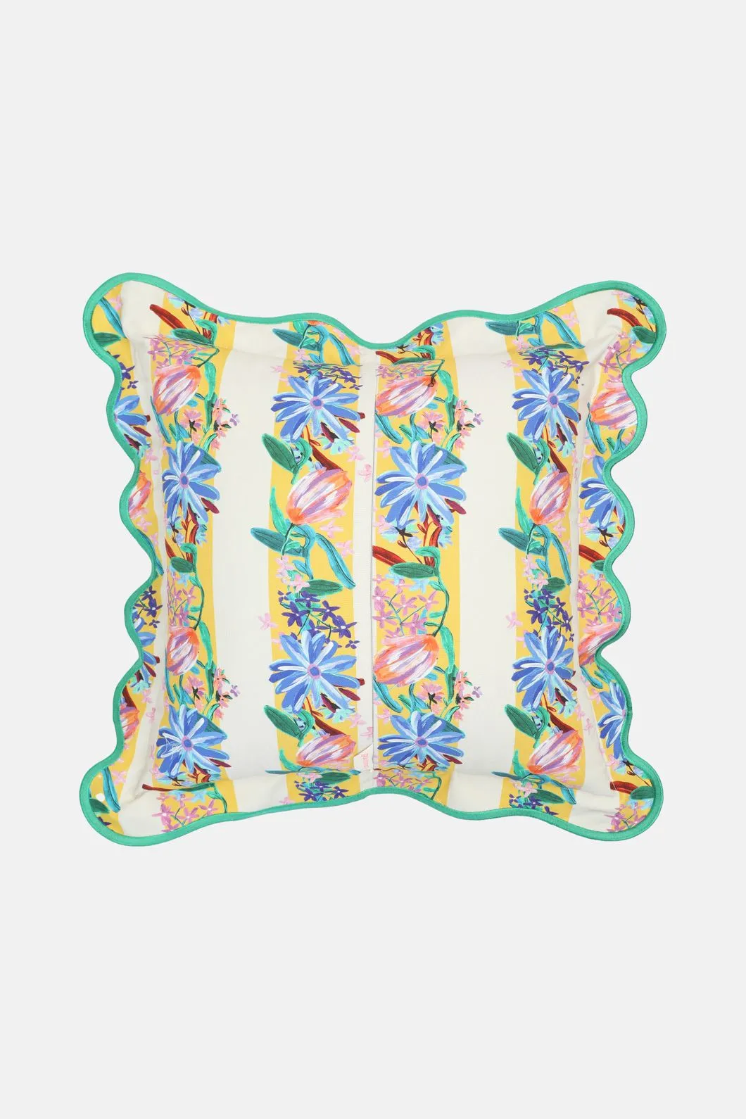 Flower Power Stripe Cushion