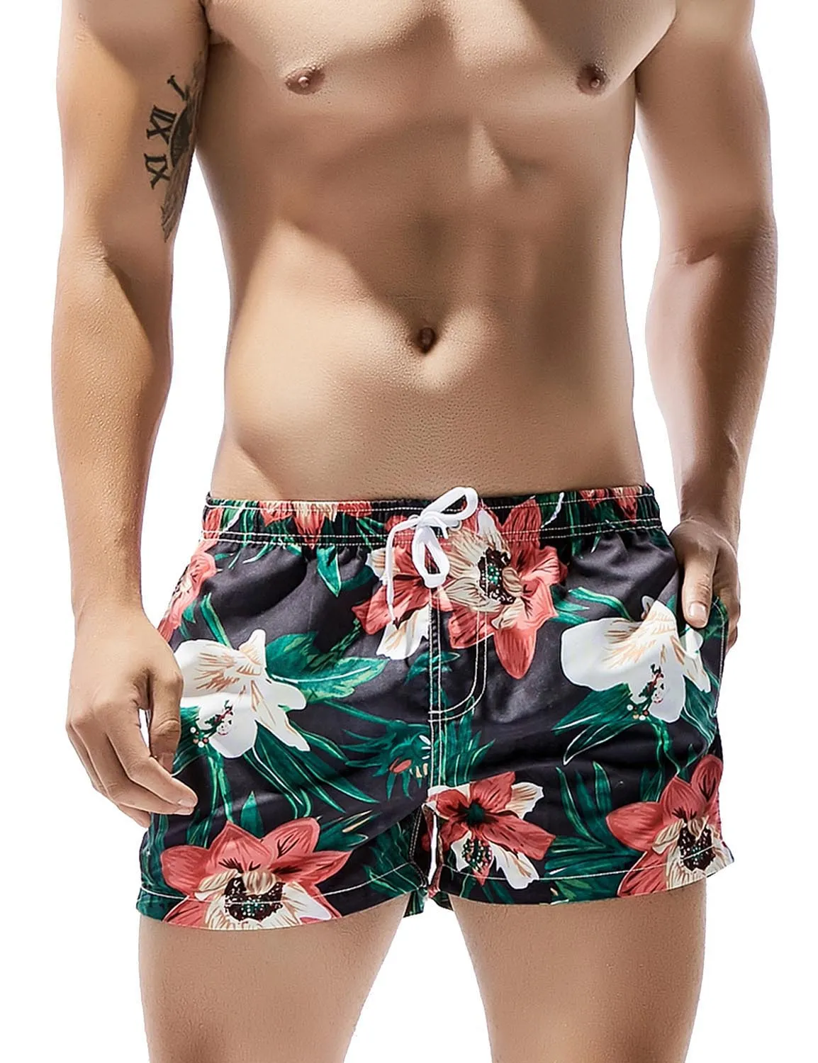 Flower Swim Beach Surf Shorts 71306