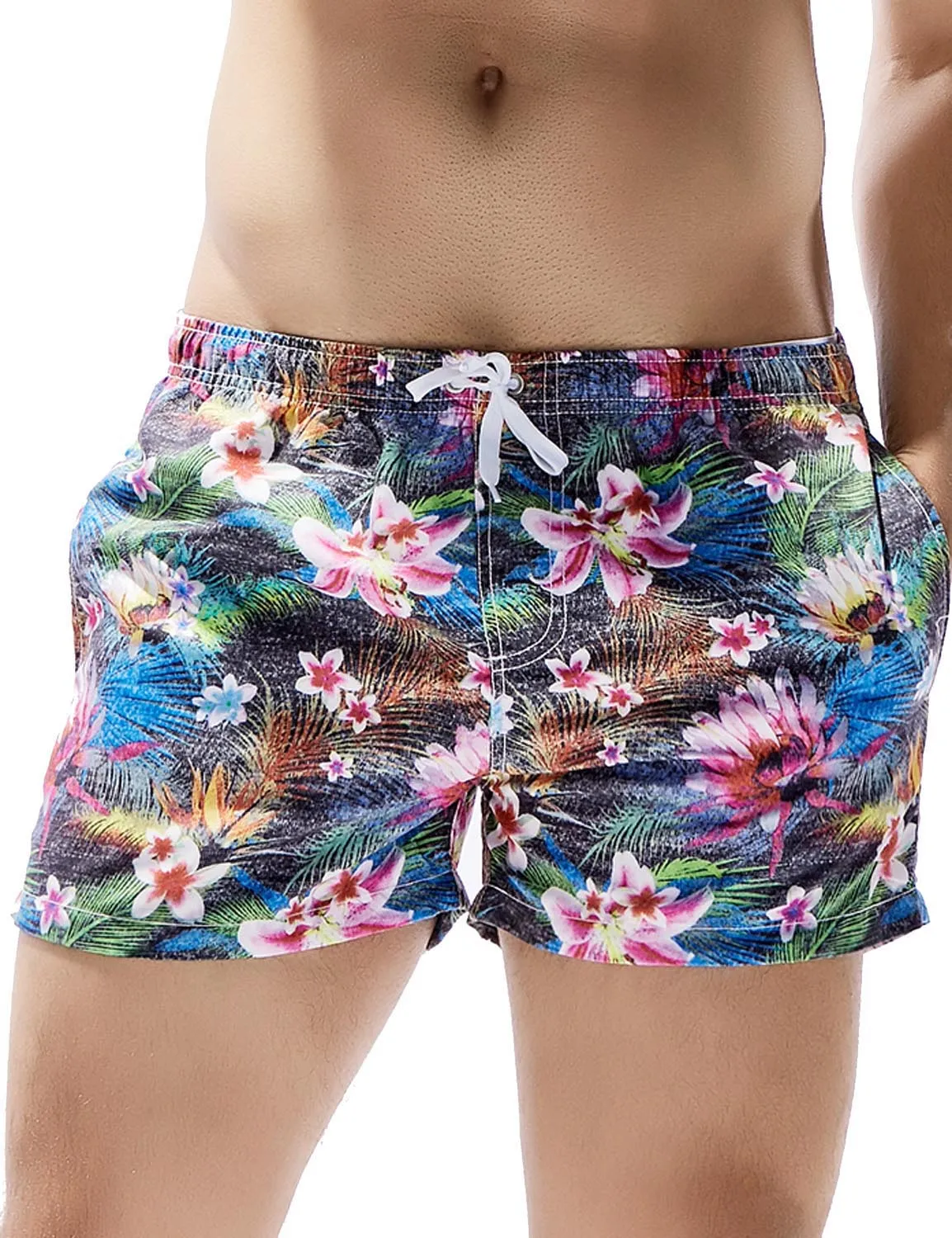 Flower Swim Beach Surf Shorts 71306