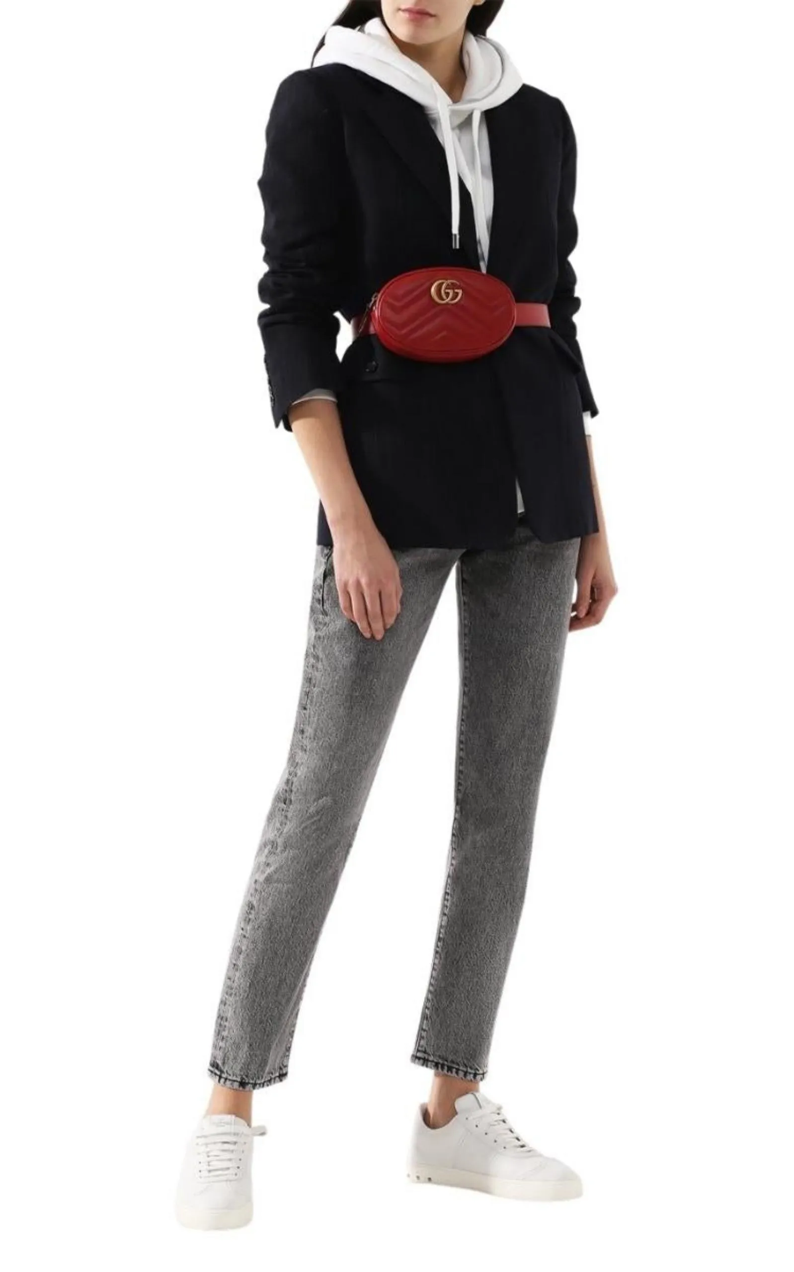 GG Marmont Matelassé Belt Bag 85