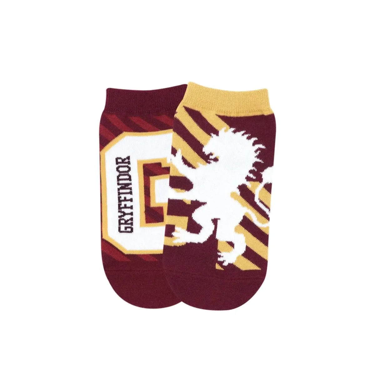 Harry Potter Gryffindor Crest & Logo Lowcut Socks For Women (Pack Of 2 Pairs /1U) Maroon
