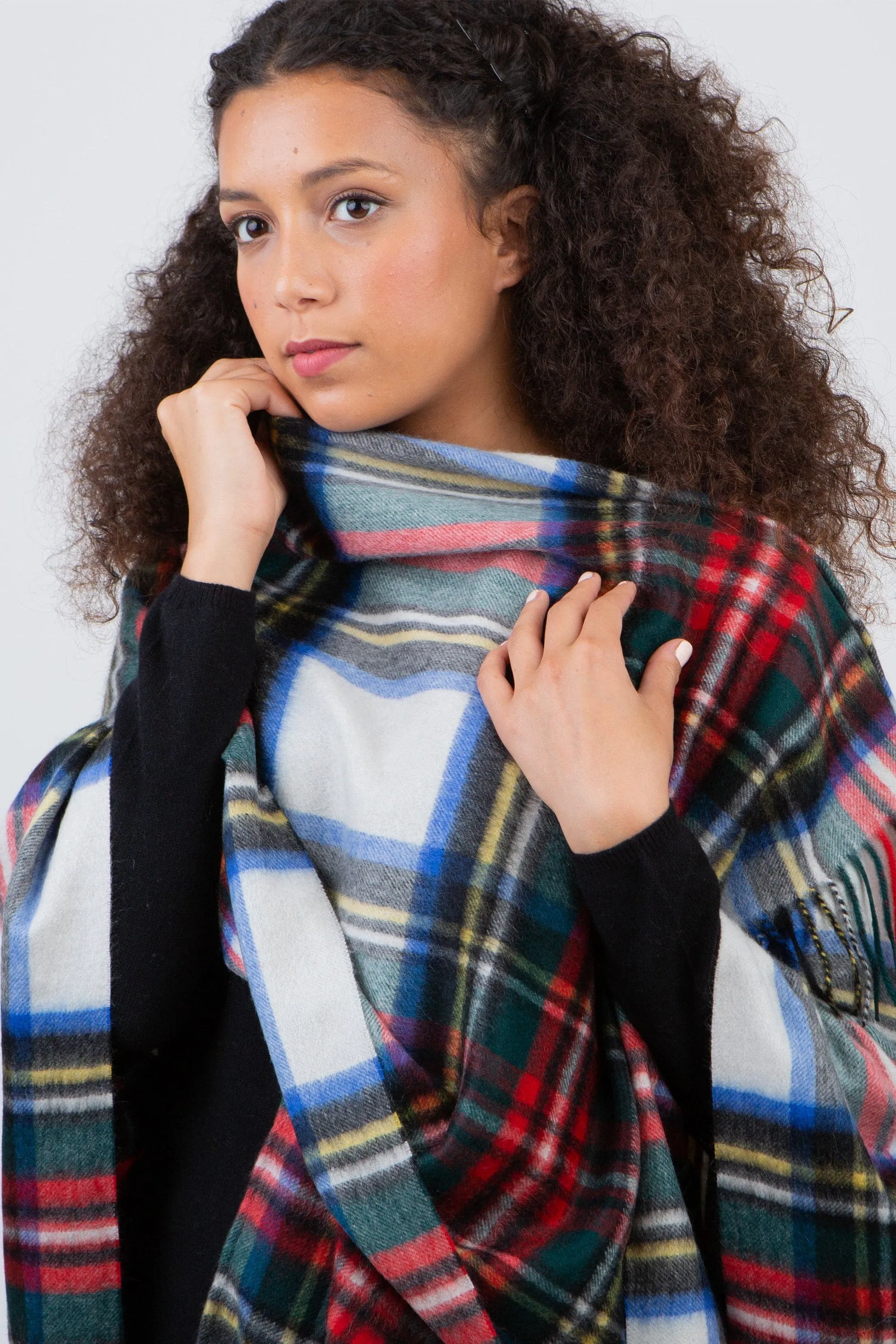 Heritage Tartan Lambswool Wrap - Dress Stewart