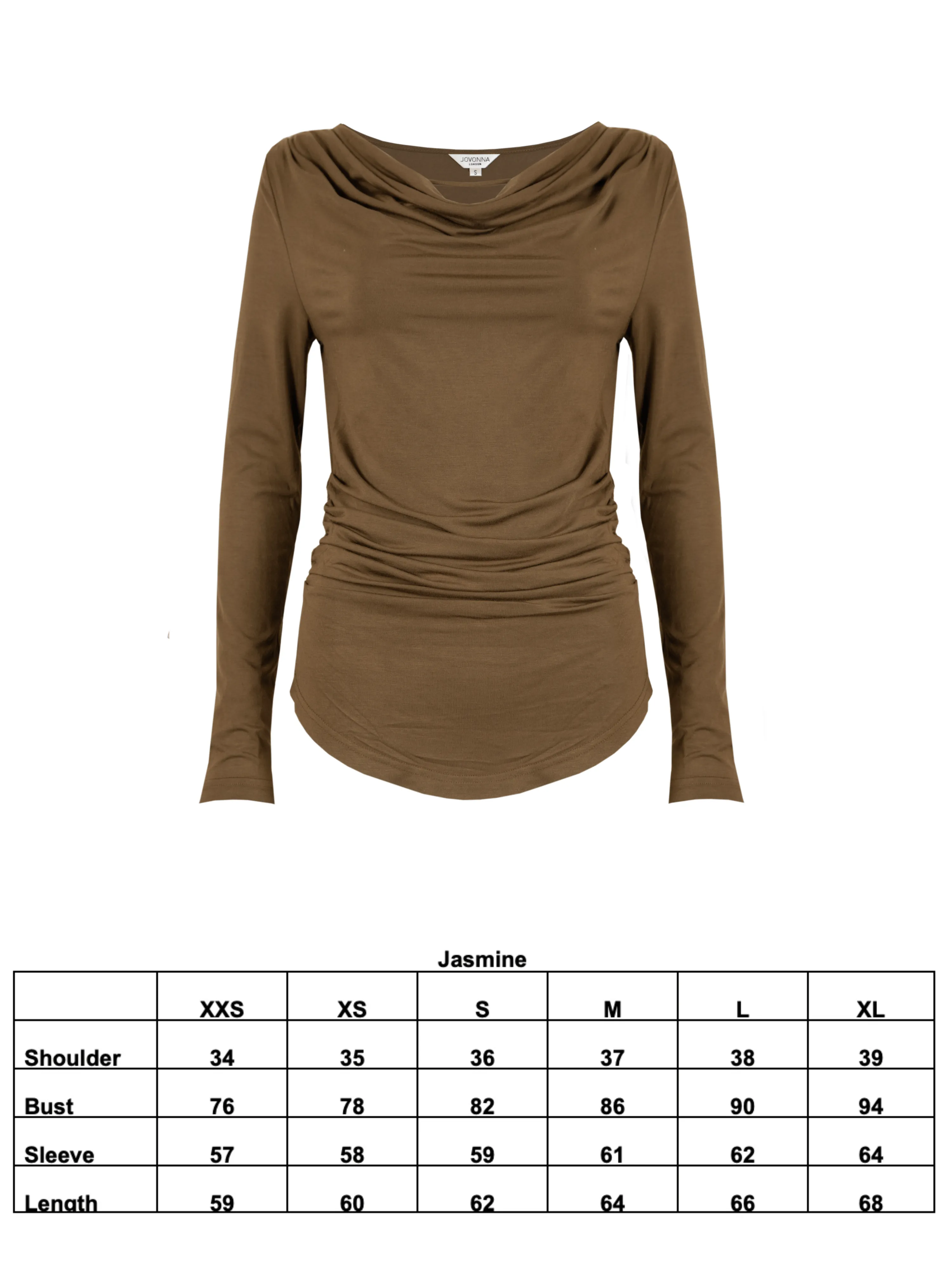 JASMIN BLOUSE BROWN