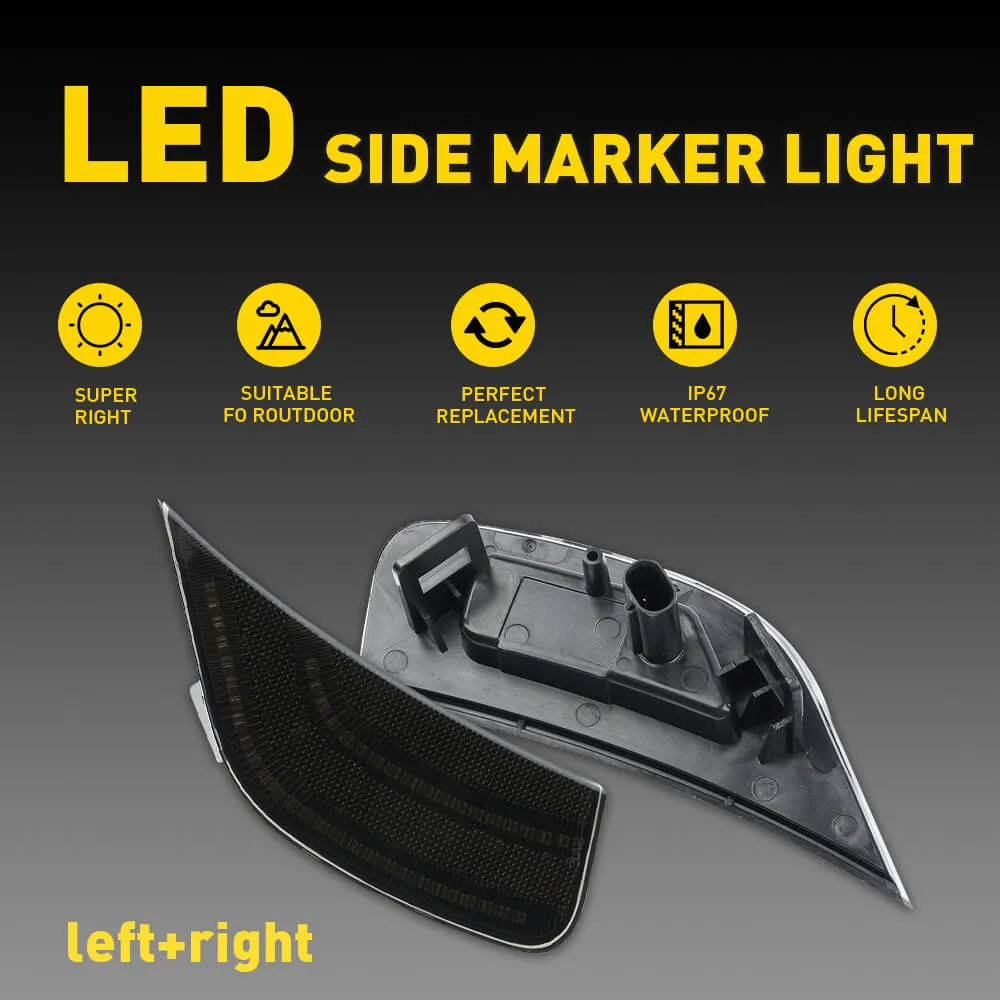 LED Side Marker Light Replacement for 2021-2023 GMC Yukon/XL/Denali, Chevrolet Tahoe/Suburban, Cadillac Escalade/Escalade ESV