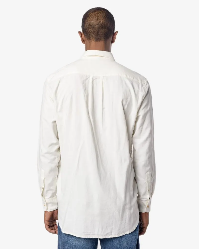 Original Button Down Shirt in Basket Weave White