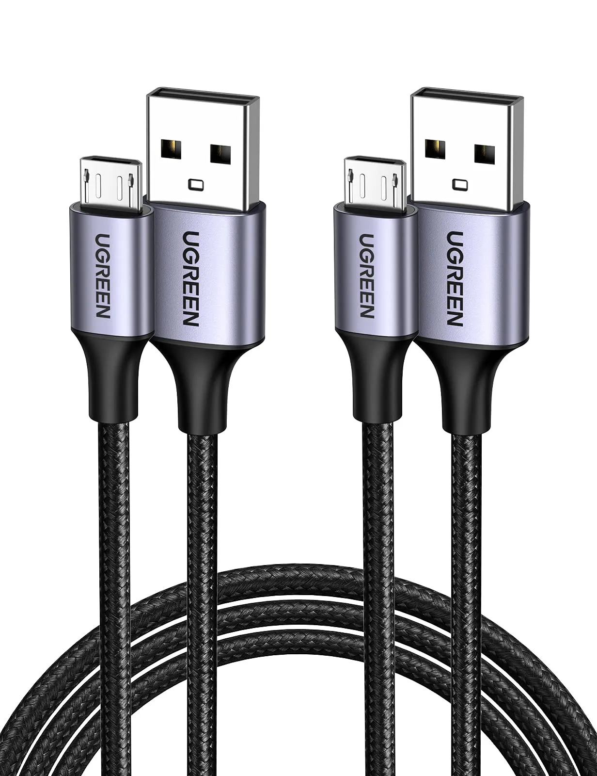 UGREEN 2 Pack Micro USB Cables 1M  18W