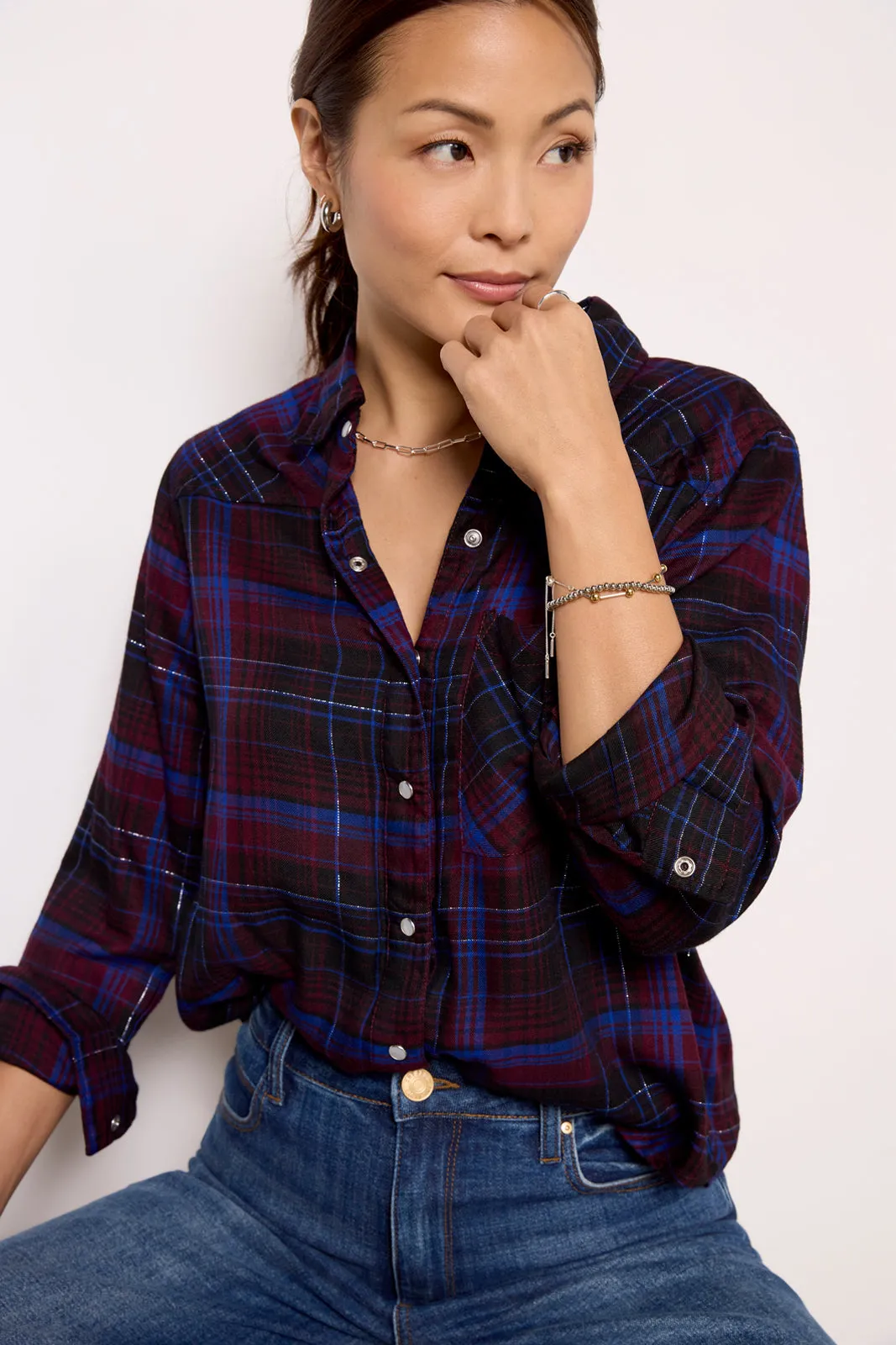 Zuri Plaid Button Down